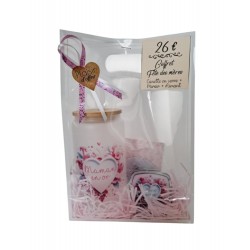 Coffret Fête des mères : Canette en verre, miroir et aimant