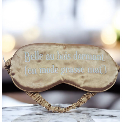 Belle au bois dormant - Masque de nuit satiné