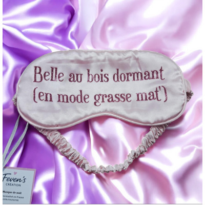 Belle au bois dormant - Masque de nuit satiné