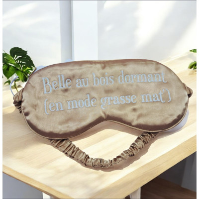 Belle au bois dormant - Masque de nuit satinéé
