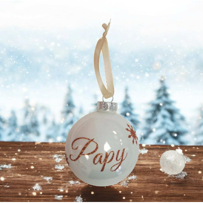 Boule de Noël "Papy"