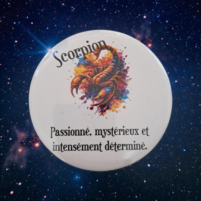 Scorpion - Aimant Astro 7,5 cm