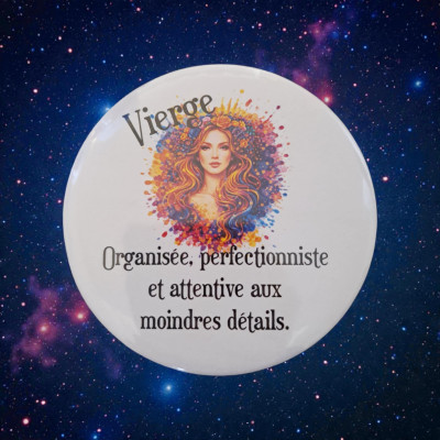 Vierge - Aimant Astro 7,5 cm