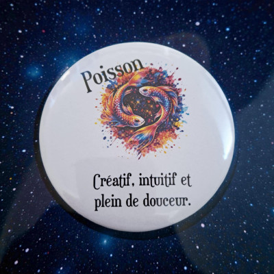 Poisson - Aimant Astro 7,5 cm