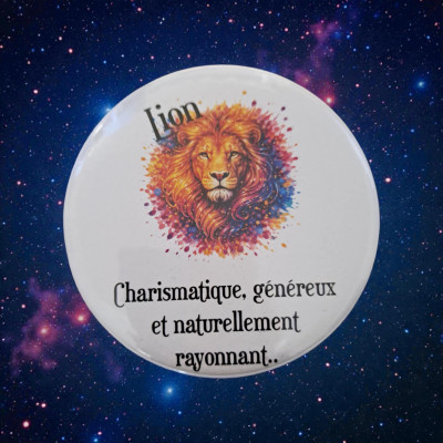 Lion - Aimant Astro 7,5 cm