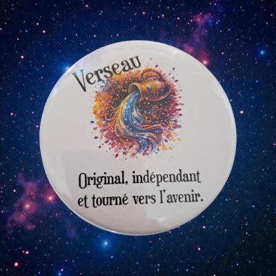 Verseau - Aimant Astro 7,5 cm