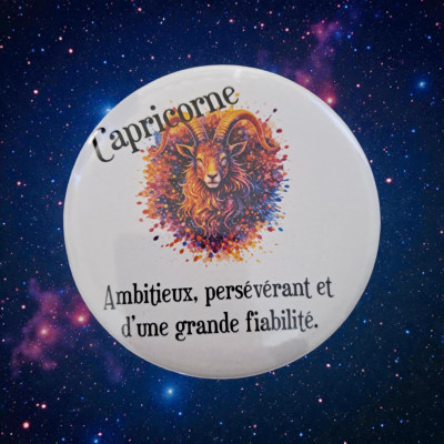 Capricorne - Aimant Astro 7,5 cm
