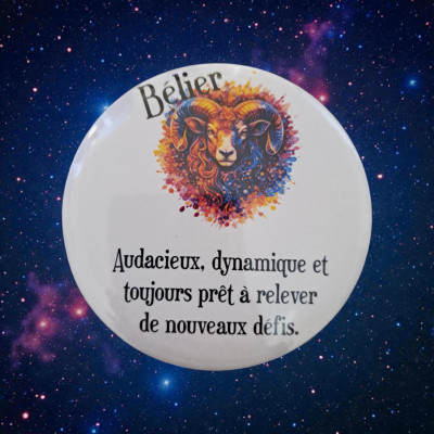 Bélier - Aimant Astro 7,5 cm