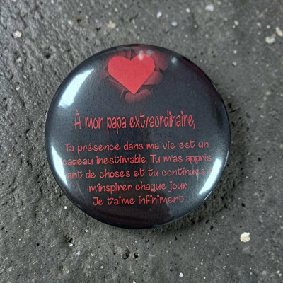 Papa - Aimant 7,5 cm
