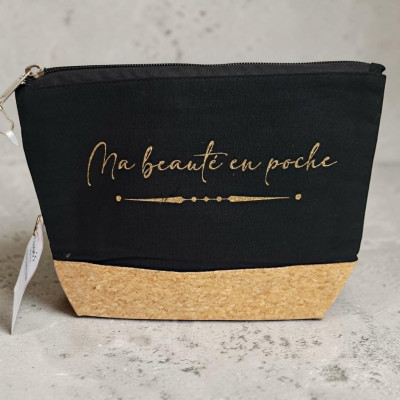 Trousse de toilette " Ma beauté en poche"