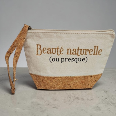 Trousse de toilette " Beauté naturelle (ou presque)"