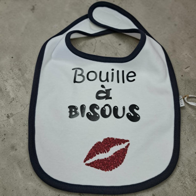 Bavoir "Bouille à Bisous"