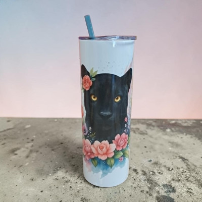 Gobelet Isotherme / tumbler 20 oz (590 ml)  - Panthère