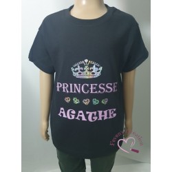 Tee-shirt Fille Princesse +...