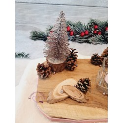 Centre de table bois