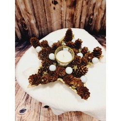 Centre de table en forme d'étoile