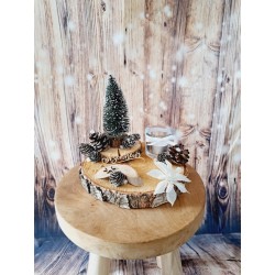 Centre de table bois