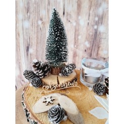 Centre de table bois