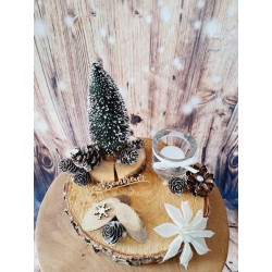 Centre de table bois