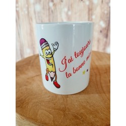 Pot à crayons "J'ai toujours la bonne mine"