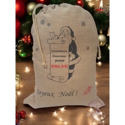 Sac / hotte de Noël -...