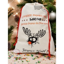 Sac / hotte de Noël -...