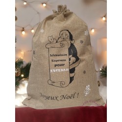 Sac / hotte de Noël -...