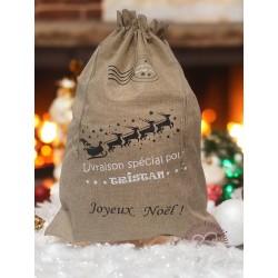 Sac / hotte de Noël -...