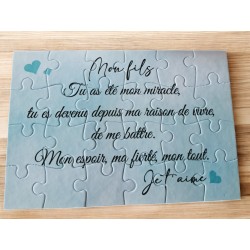 Puzzle " Mon fils"