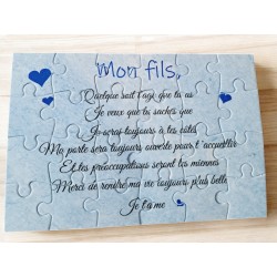 Puzzle " Mon fils"